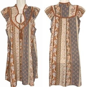 NWT Faherty Brooke Dress, Ashford Print, size XS